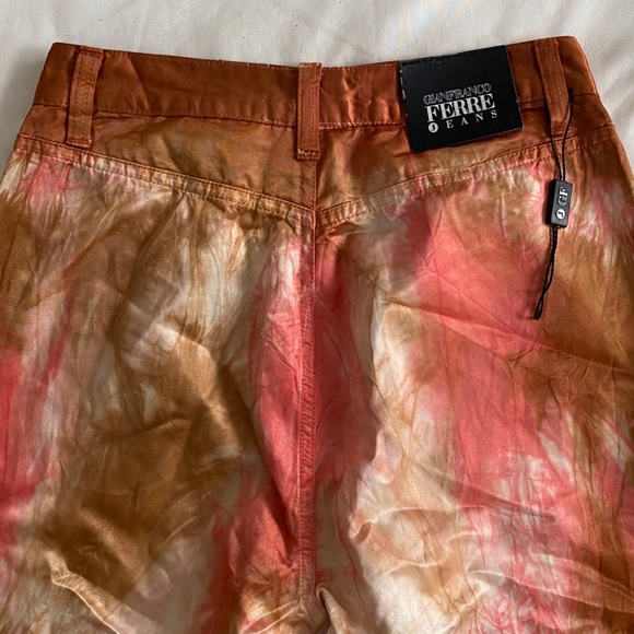 Gianfranco Ferre Vintage Printed Denim Low Rise Jean - Picture 3 of 3